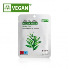 Веганская маска с комбучей Eyenlip Like Nature Vegan Mask Green Tea 