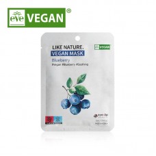 Веганская маска с голубикой Eyenlip Like Nature Vegan Mask Blueberry 