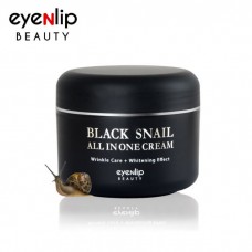 Крем для лица с муцином черной улитки Eyenlip Black Snail All In One Cream