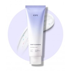 Увлажняющая пенка с пребиотиками IOPE Moist Cleansing Whipping Foam