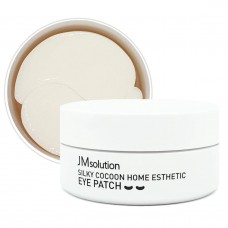 Гидрогелевые патчи для сияния с шелком и жемчугом JMsolution Silky Cocoon Home Esthetic Eye Patch