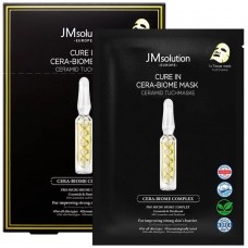 Тканевая маска с церамидами и пробиотиками JMsolution Europe Cure In Cera Biome