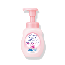 Пенка 2-в-1 для умывания и удаления макияжа c дозатором Kose Softymo Speedy Cleansing Foam