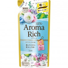 Парфюмированный кондиционер для белья Lion Aroma Rich Sarah (зеленый цветочный аромат), 400 мл