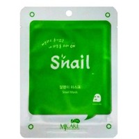  Маска тканевая с муцином улитки Mijin MJ on Snail mask pack