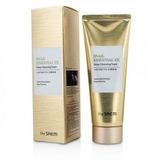 Пенка для умывания с муцином улитки The Saem Snail Essential EX Wrinkle Solution Deep Cleansing Foam