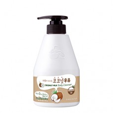 Гель для душа с экстрактом кокоса Welcos Kwailnara Coconut Milk Body Cleanser