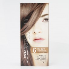 Крем-краска для волос с фруктовыми экстрактами Fruits Wax Pearl Hair Color 06 Light Blonde