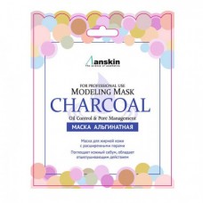 Альгинатная маска с древесным углем Anskin Modeling Charcoal Mask, саше