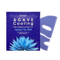 Гидрогелевая маска с голубой агавой Petitfee Agave Cooling Hydrogel Face Mask