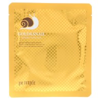 Гидрогелевая маска с золотом и муцином улитки Petitfee Gold & Snail Hydrogel Mask