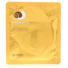 Гидрогелевая маска с золотом и муцином улитки Petitfee Gold & Snail Hydrogel Mask